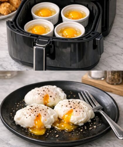 Air Fryer Poached Eggs Recipe