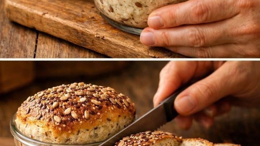 Air fryer Keto Seeded Bread Recipe
