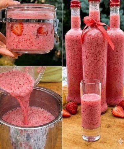 Healthy Strawberry Wellness Drink Recipe: 